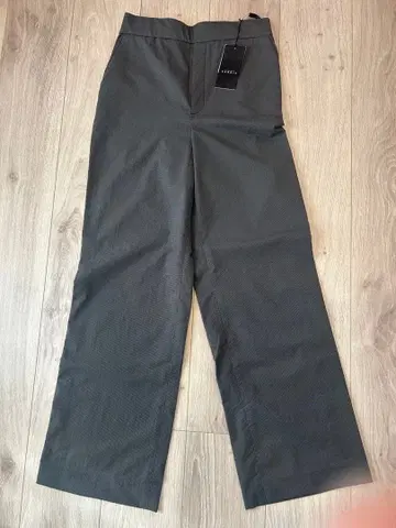 미사용품 스트레치 소재 다크 그레이 스트레이트 팬츠