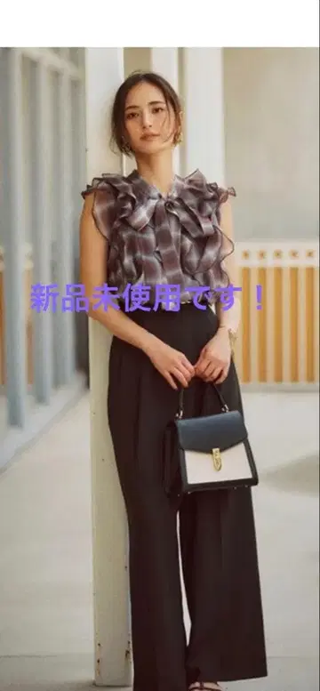 Apuweiser-riche 버클 포인트 서스펜더 팬츠