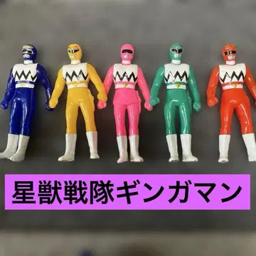BANDAI 별수전대 긴가맨 미니 소프트 비닐 5종