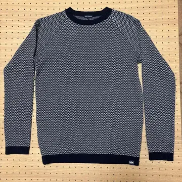 HELly Hansen 니트 스웨터 WL 네이비/화이트 버즈 아이