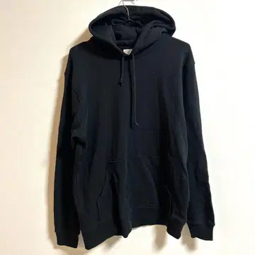 프린트스타 헤비 웨이트 맨투맨 풀 후드티 후드 부착 블랙 L