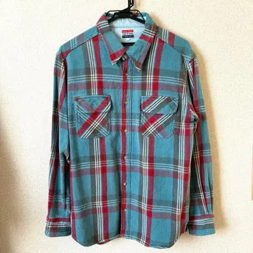 Daddy Oh Daddy 체크 무늬 플란넬 셔츠 M 사이즈