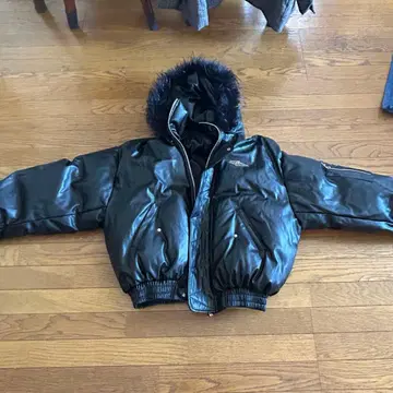 ARGUECULTURE 인조 가죽 다운 자켓