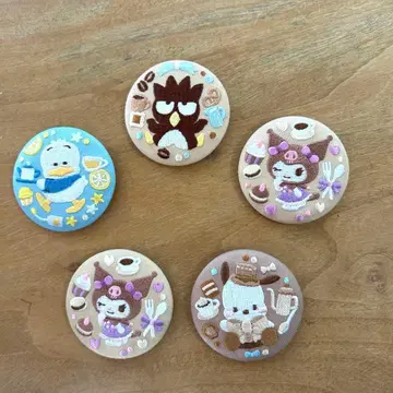 BANDAI Biscuit 산리오 캔뱃지 5개 세트