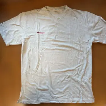 MAMMUT 화이트 T셔츠 L 사이즈
