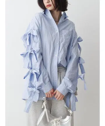 jouetie 리본 셔츠