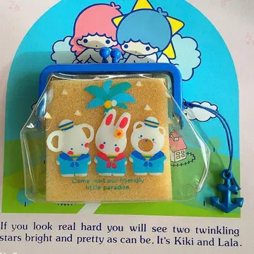 당시물 쇼와 산리오 치어리 참 1982년제 가마구치 지갑