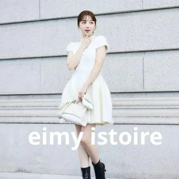 페더얀 플레어 니트 미니 원피스