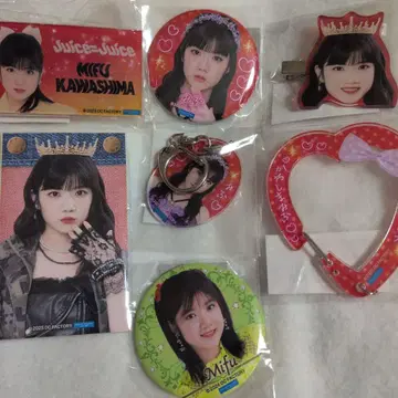 모바가챠 Juice=Juice 카와시마 미카 굿즈 세트