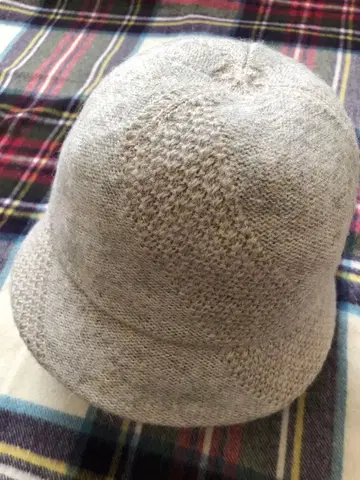 벨모드 니트 모자 그레이 베이지 (새상품)