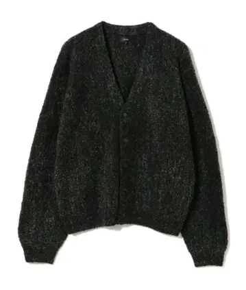 BEAMS 5 게이지 부클레 가디건