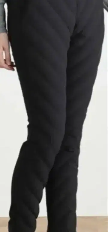 블론돌 다운 팬츠 여성용 블랙 S 사이즈