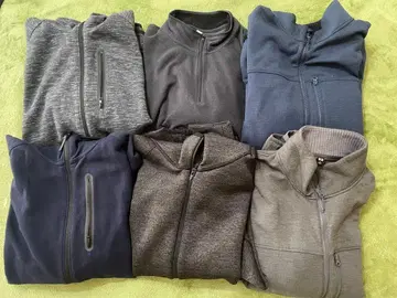 전체 유니클로 후드 부착 방한복 6세트 남성용 L 사이즈