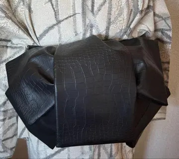 어른용 헤코 오비 악어 무늬 블랙