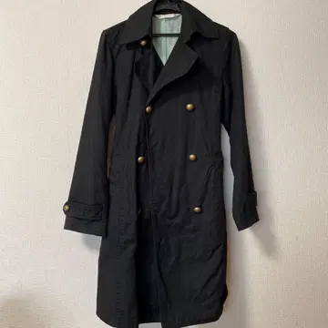 PAGEBOY 블랙 트렌치코트