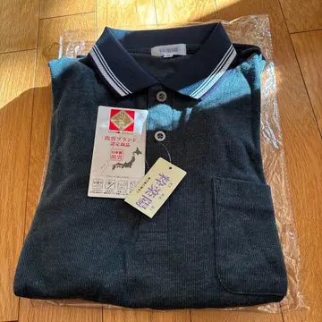 IZUMI 다크 그린 피케 셔츠 M 사이즈