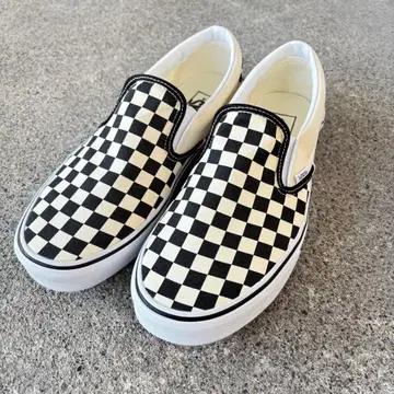 반스 슬립온 us 28cm 반스 체크 무늬 깃발