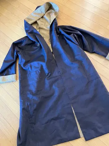 기모노 리메이크 ~ 리버서블 후드 코트