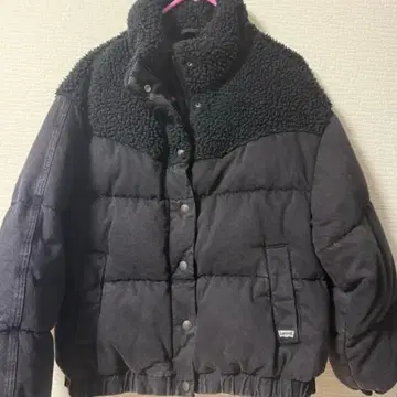LEVI'S 웨스턴 다운 자켓 블랙