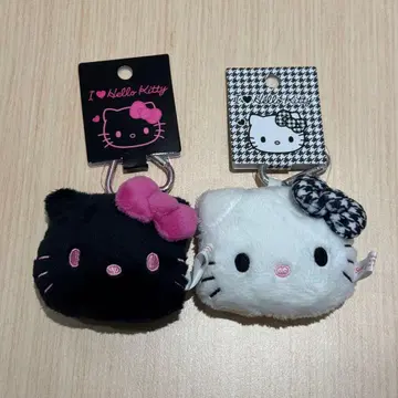 [ 낱개 판매 가능 ] 키티 페이스형 마스코트 홀더 봄규