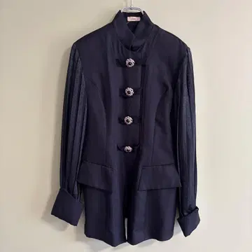 [레어] Dael 여성용 수트 레트로 블랙 블랙 올드스타일 L