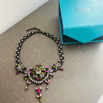 imac 다색 비즈 목걸이 프랑스제