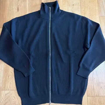 Graphpaper 블랙 드라이버즈 니트 사이즈 2