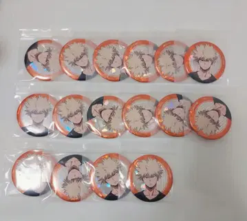 히로아카 타워 레코드 카페 캔뱃지 바쿠고 카츠키 16개