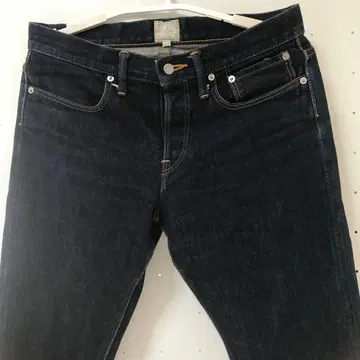 쉽스 구매 다크 블루 스트레이트 데님 팬츠