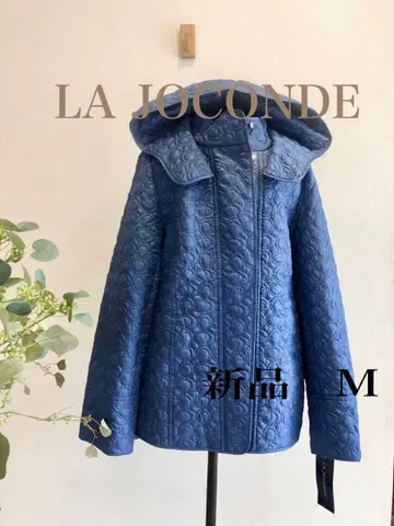 LA JOCONDE 라핀 라 조콘다 가벼운 퀼팅 코트 블루