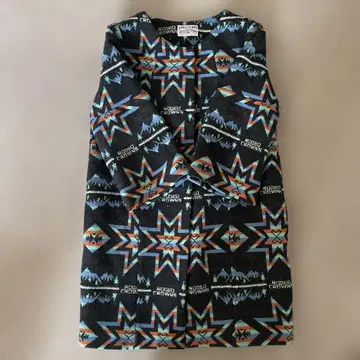 RODEO CROWNS 로데오 크라운 울 코트 오르테가 무늬 M