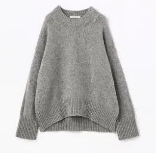 새상품급 갤러리 바이 파인 울 크루넥 풀오버 그레이 S 사이즈