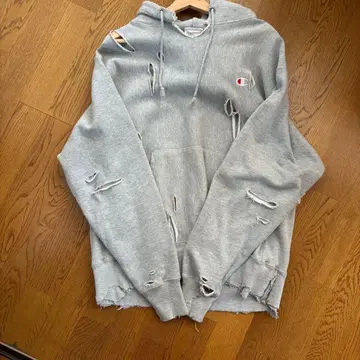 Champion 챔피온 리버스 웨이브 구제 의류 보로 그레이 L