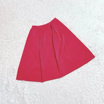 [Spick & Span] 턱 플레어 스커트 (36) 슬릿 미디 기장