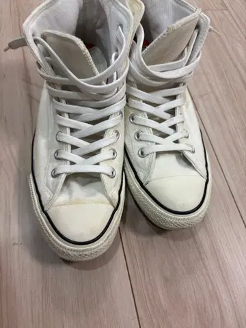 CONVERSE REACT 하이컷 스니커즈 화이트