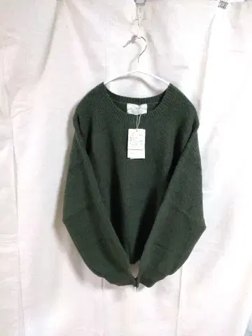 다크 그린 오버 사이즈 니트 긴팔 Ungrid 프리 사이즈 새상품
