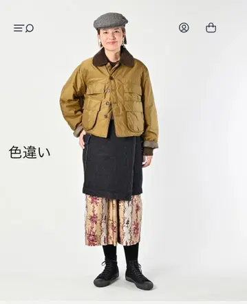 45R 나일론 애니 헌팅 퀼트 블루종