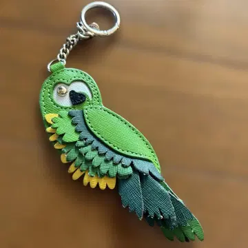 레어 마이클코어스 앵무새 디자인 키링