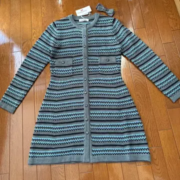 미사용 새상품 GALLERY VISCONTI 니트 원피스, 코트, 튜닉