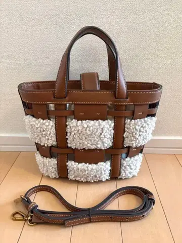 ZARA 보아 컷워크 백 브라운 2way