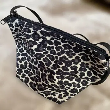 Herve Chapelier 레오파드 무늬 숄더백