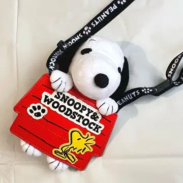 USJ 유니버셜 스누피 우드스탁 봉제 인형 티켓 홀더