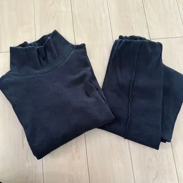 searoomlynn 속기모 원단 상의 하의 세트