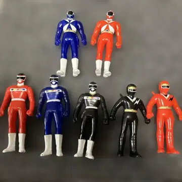 슈퍼 전대 미니 소프트 비닐 전자전대 메가레인저