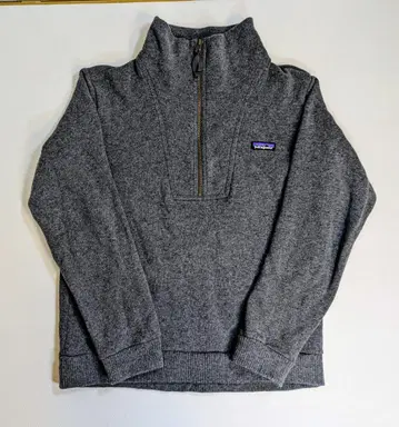patagonia 하프 지퍼 스웨터 그레이