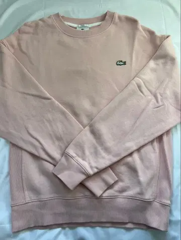 LACOSTE 핑크 맨투맨 S 사이즈