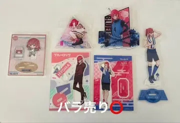 블루 록 치기리 효마 아크릴 스탠드 묶음 판매 블루 록 콜라보