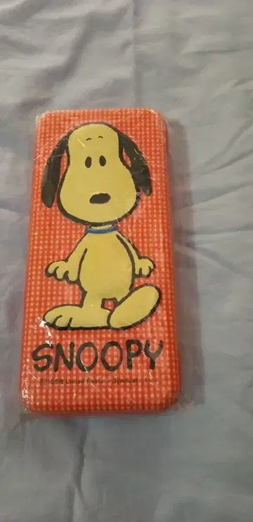 산리오 레트로 스누피 캔 펜 케이스