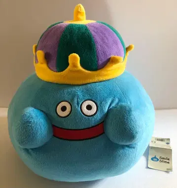 택 포함 헤이세이 레트로 스마일 슬라임 킹 슬라임 봉제 인형 L 사이즈