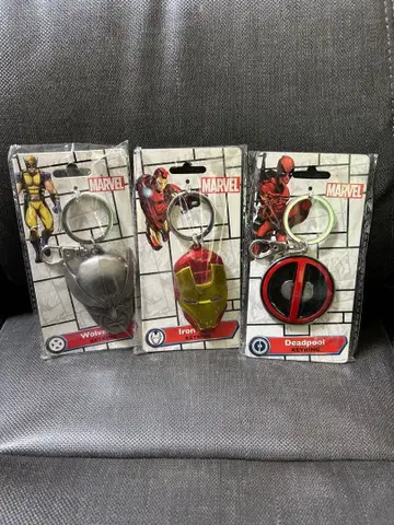 MARVEL 메탈 키링 3개 세트